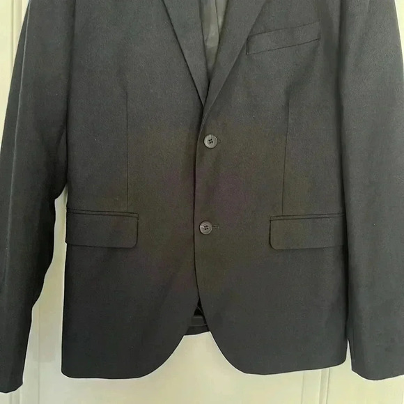 H&M Blue Navy Men’s Blazer Sz 40R - Picture 3 of 9